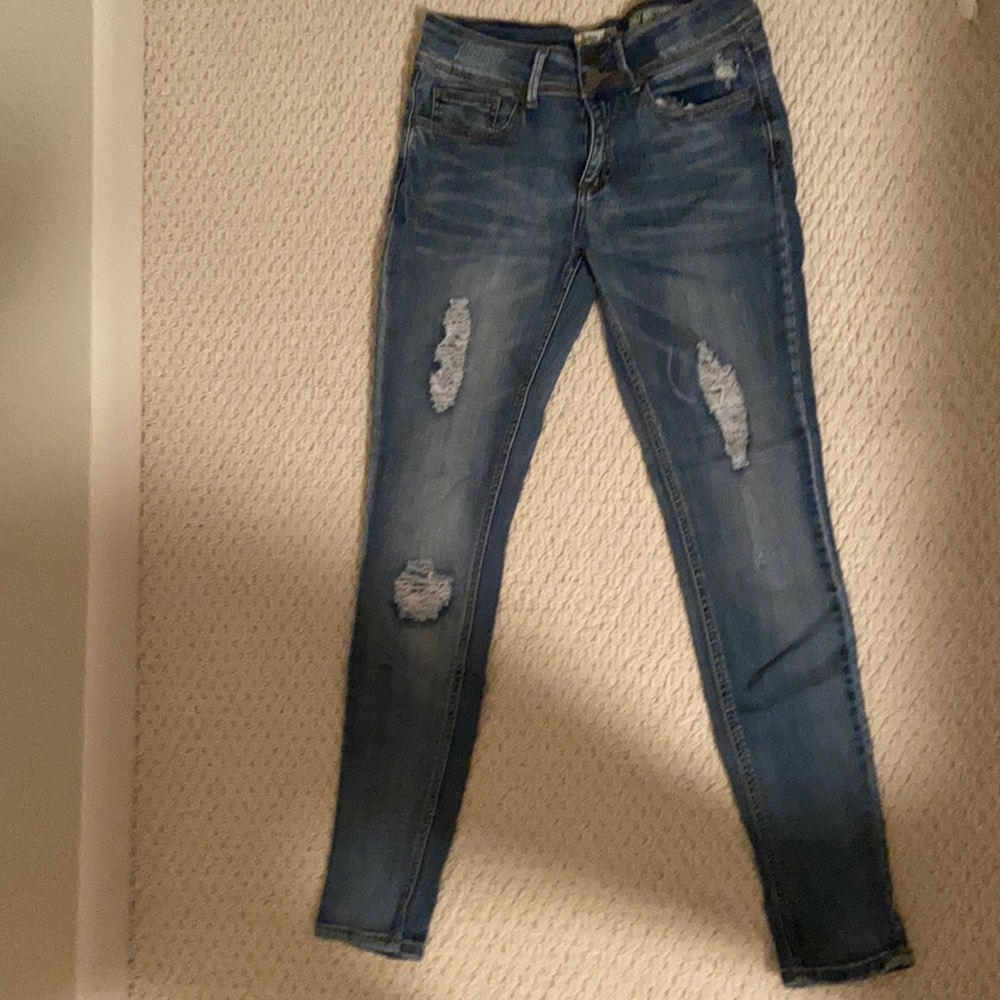 Indigo Rein Ankle Skinny Jeans size 7